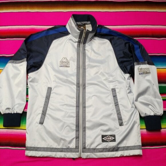 Vintage Kappa Tracksuit Set Top & Pants Men S Logos 90s Retro Swishy Japan Made - Picture 2 of 16